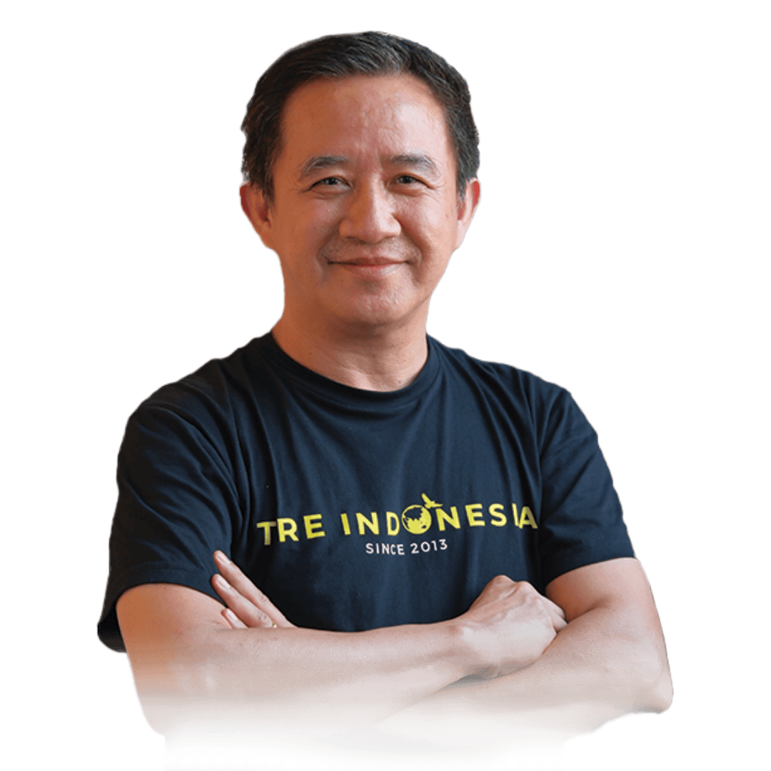 hindra gunawan Founder TRE Indonesia
1st Global Certified TRE Provider in Indonesia
The Only Certification TRE Trainer in Indonesia
(had certified more than 40 TRE Providers in Indonesia & Malaysia)